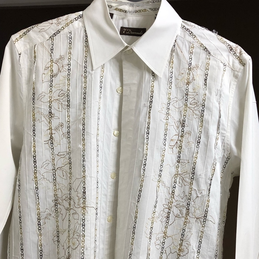 Men’s 7 diamonds fitted shirt